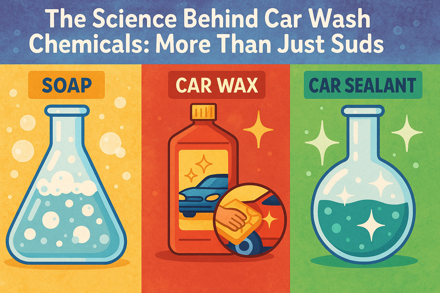 The Science Behind Car Wash Chemicals: More Than Just Suds